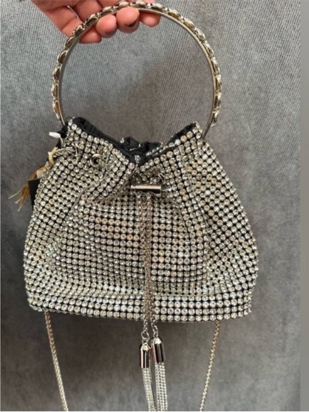 crystal hand bag purse rhinestone bling